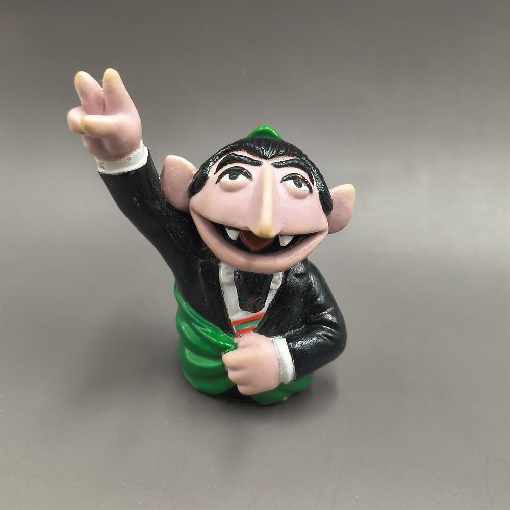 Count Finger Puppet Sesame Street Vampire Applause 3 inch